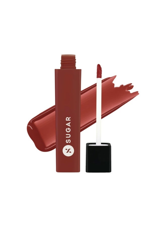 SUGAR Cosmetics Drop A Tint Lip Oil | Glossy & Tinted | Longlasting | Transferproof & Smudgeproof | (07 Mayan Midnight, 4ml) - Image 4